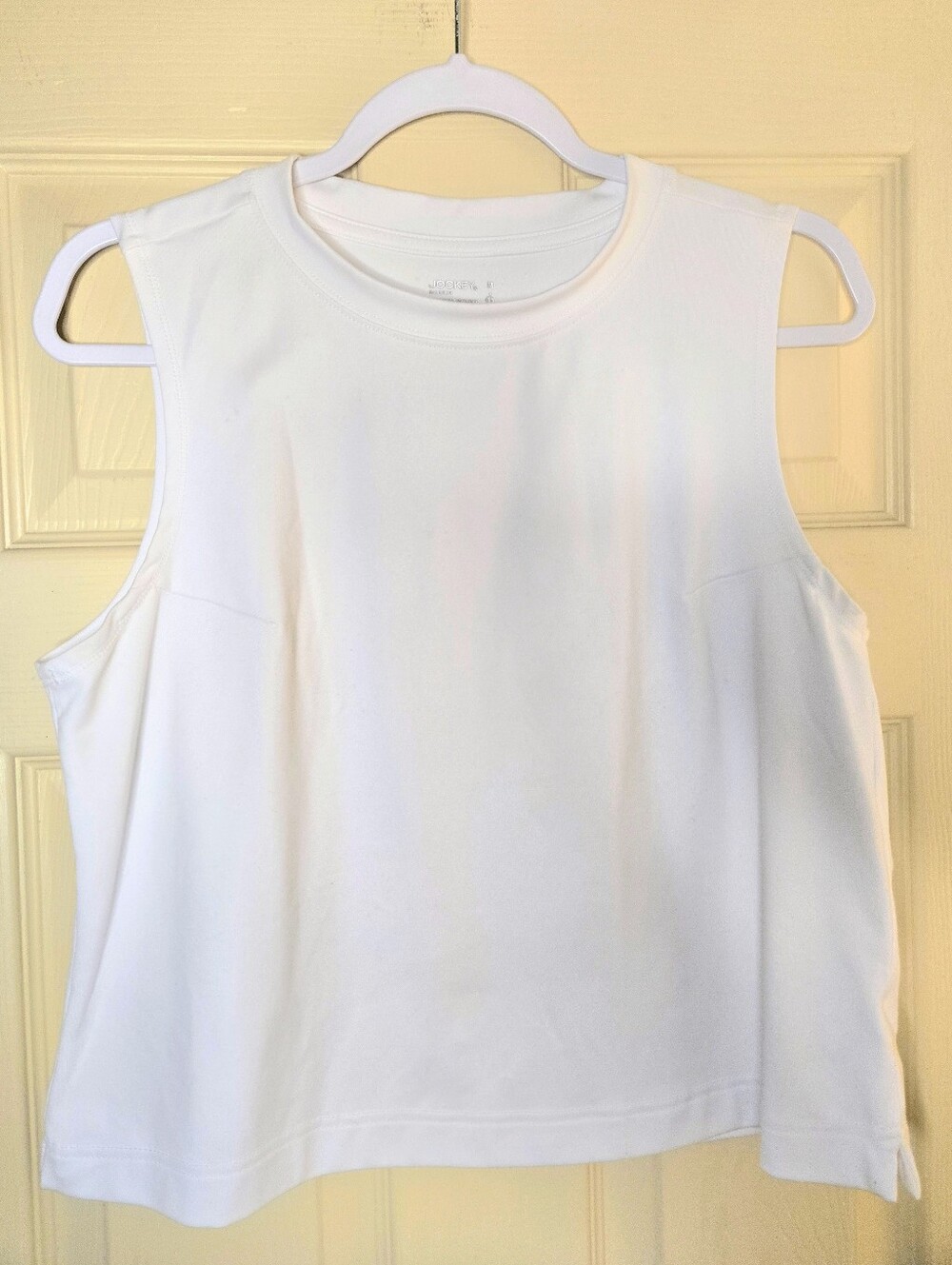 Jockey White Women's Athletic Tank Top